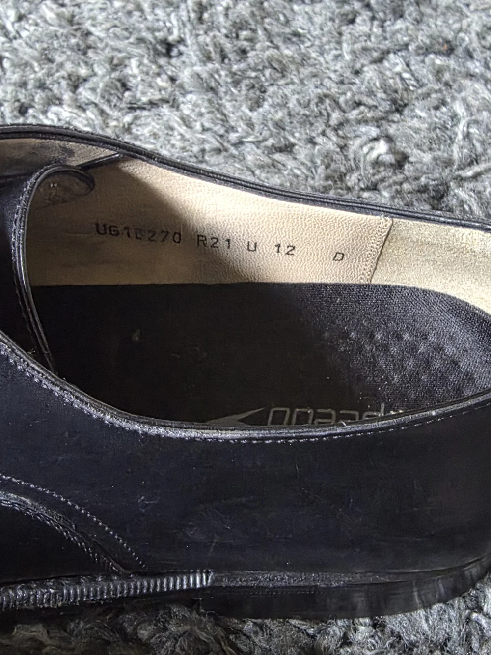 Salvatore Ferragamo Mens Black Captoe Oxfords Sz US.12 UK11 Lace Up Made in taly